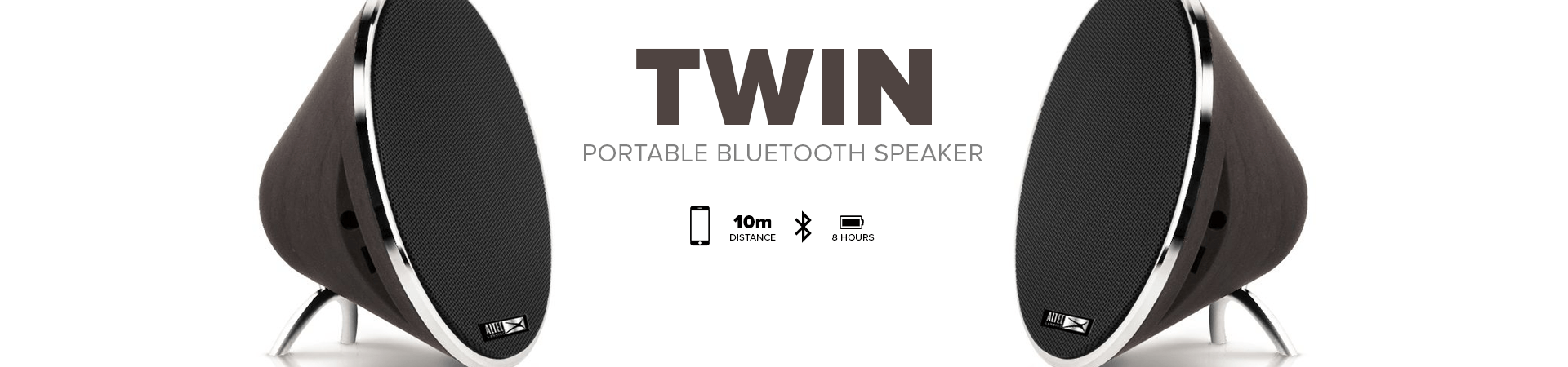 Altec Lansing TWIN Bluetooth Speakers 