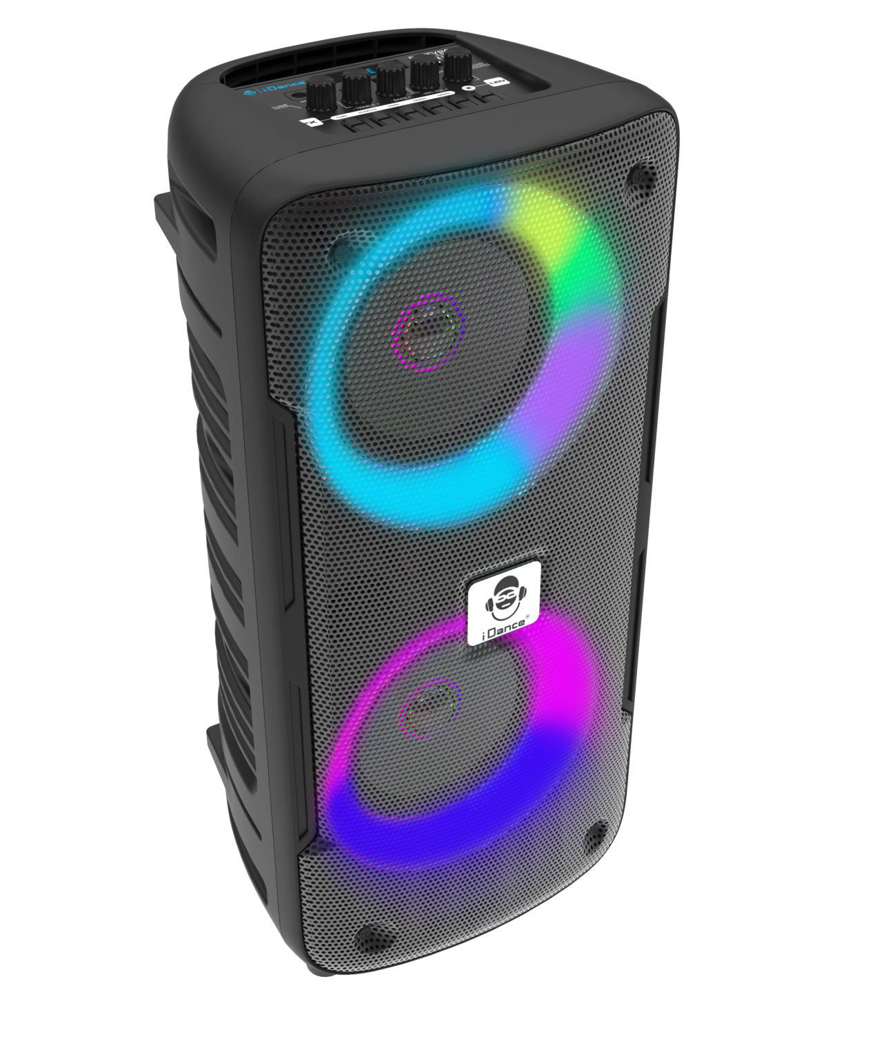 iDance GrooveX Portable Bluetooth Party Speaker with Party Lights